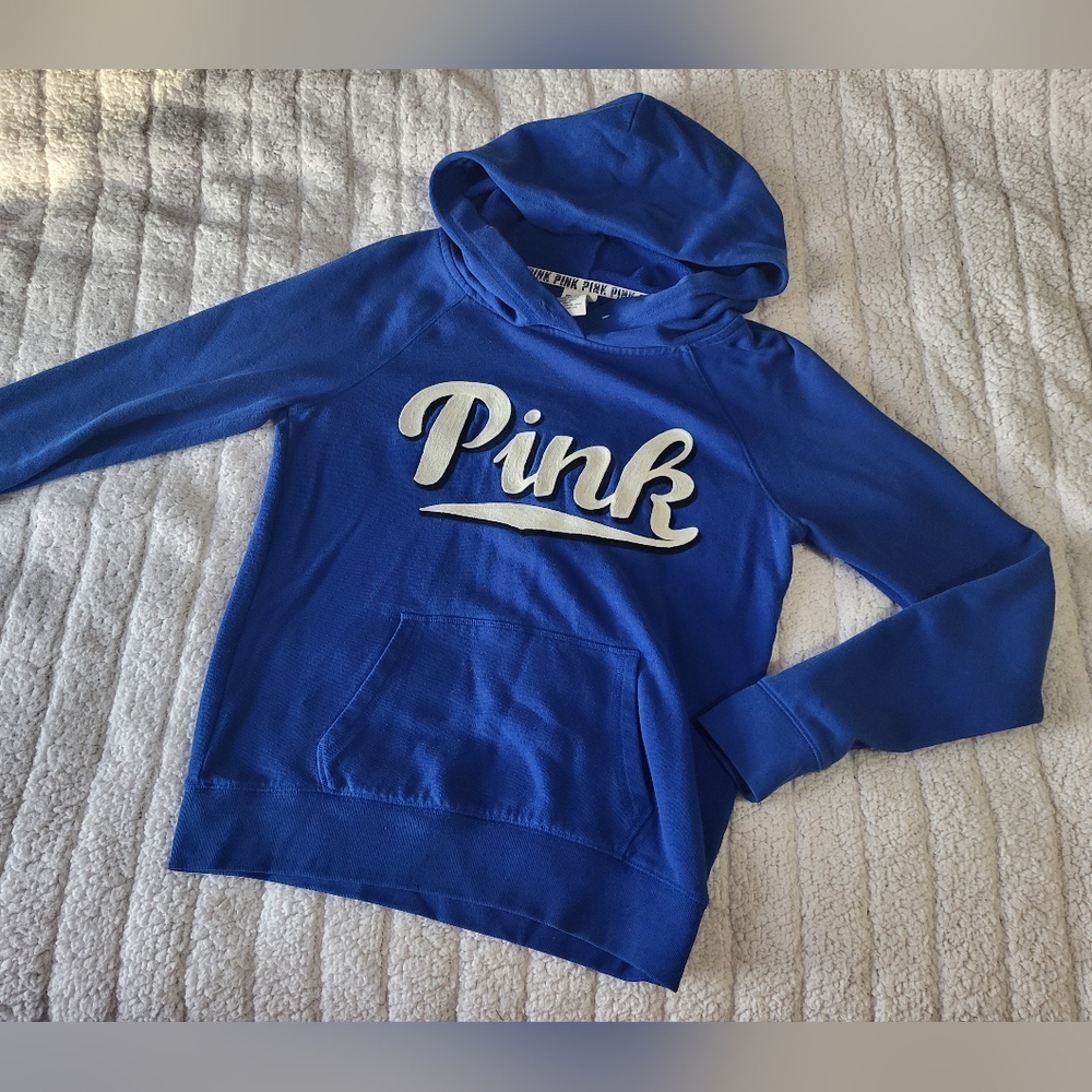 Blue PINK VS Hoodie, Small.